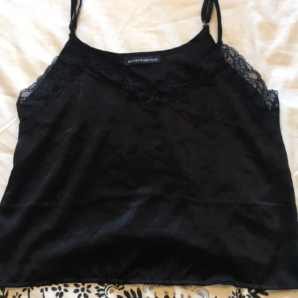 Brandy Melville Satin Top - Picture 2 of 3